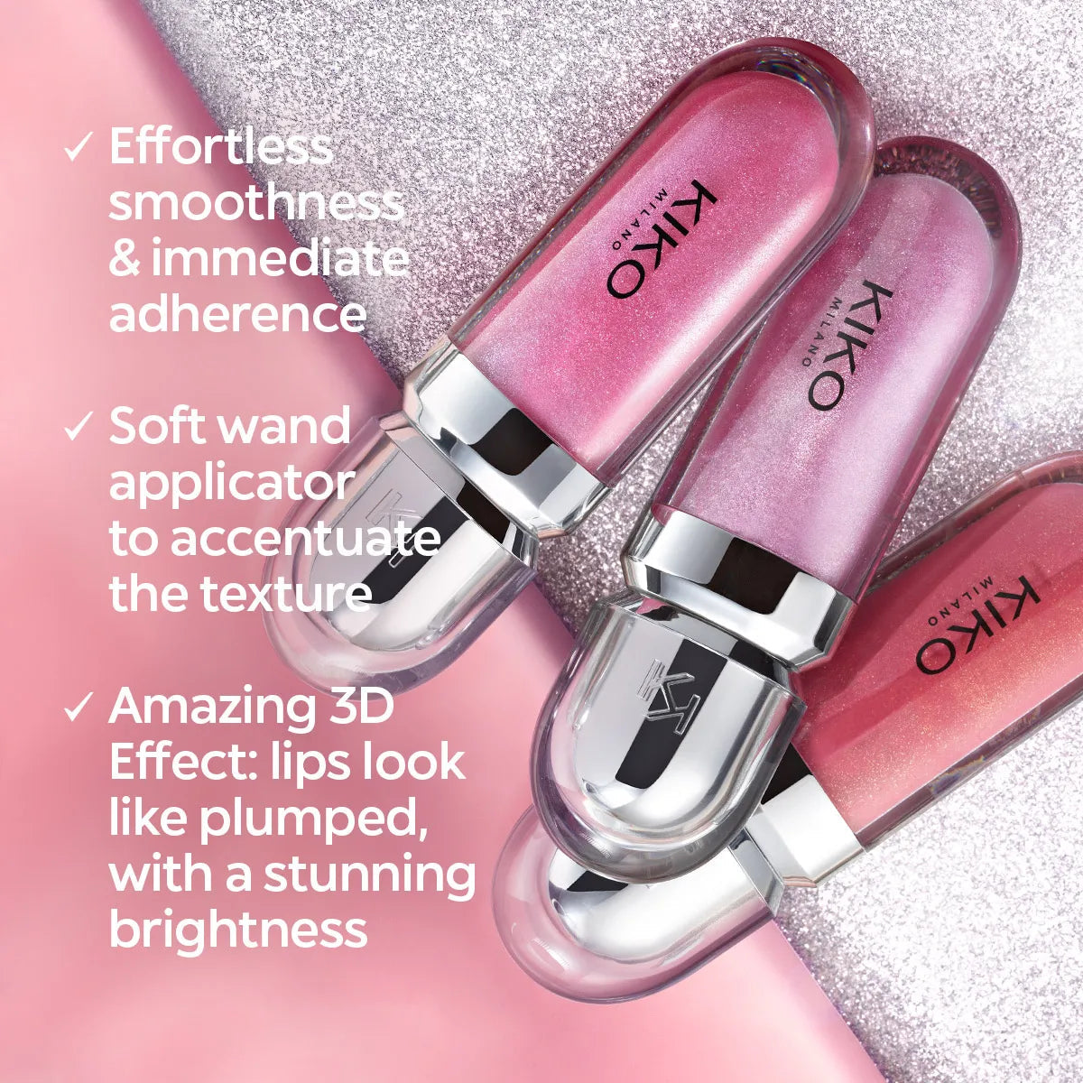 KIKO Milano 3D Hydra Lipgloss — Plumping Volume Effect | Non-Sticky | 30 Shades | Dermatologically Tested