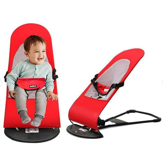 Baby Newborn Infant Bouncing Chair Rocking Seat Safety Bouncer Balance Soft Red || UAEdealz