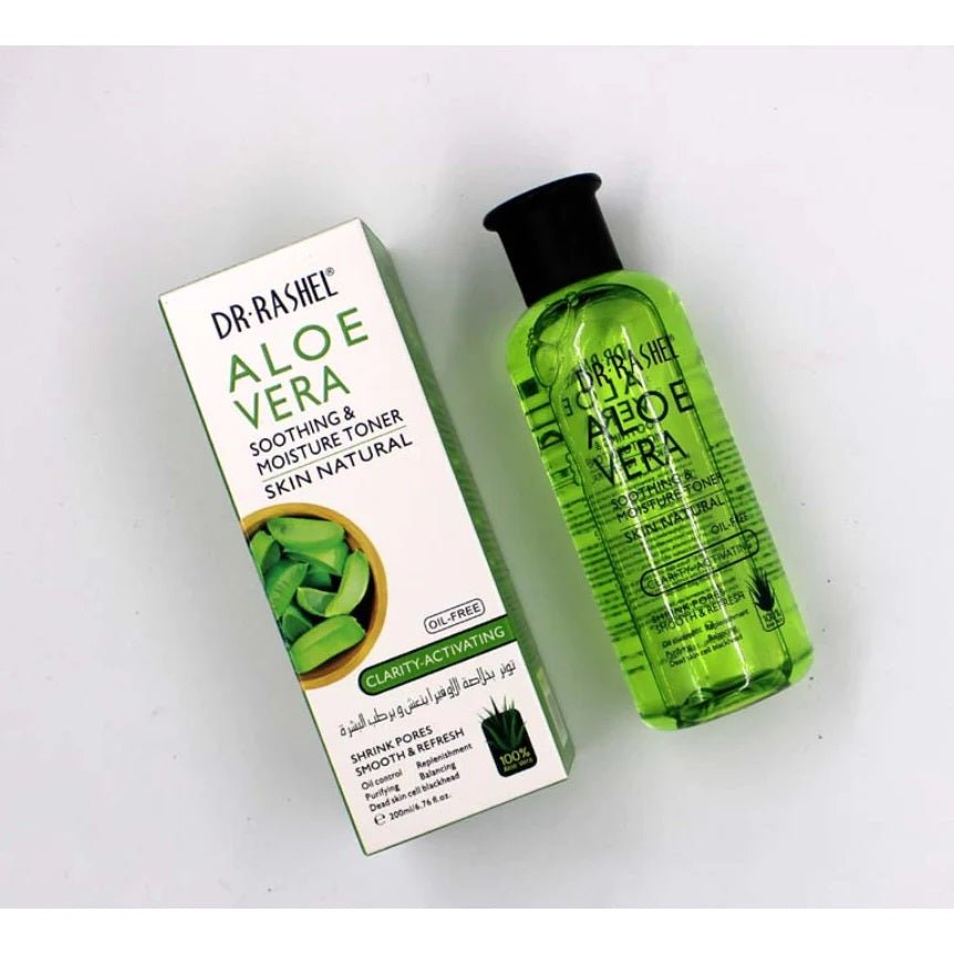 Dr.Rashel Aloe Vera soothing toner bottle with box