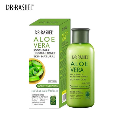 Dr.Rashel Aloe Vera soothing toner bottle with matching box