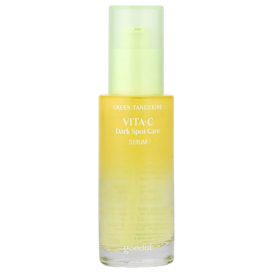 Goodal Green Tangerine Vita-C Dark Spot Care serum bottle with light cap