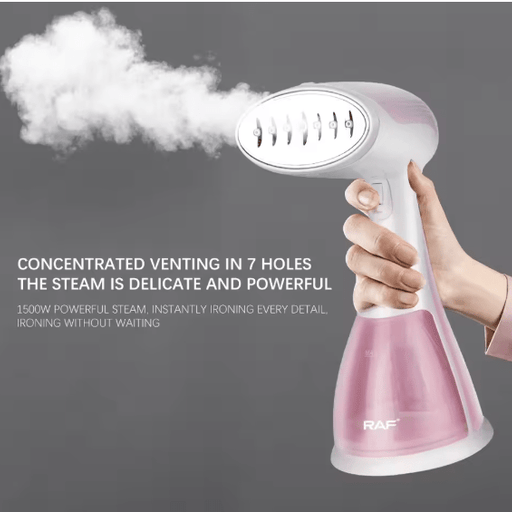 Portable Clothes Steamer, 1500W Garment Steamer, Fast Heat-Up Steam Iron with 350ML Large Detachable Water Tank, Lightweight Travel Steamer, Travel Iron for Fabrics and Clothes || UAEdealz