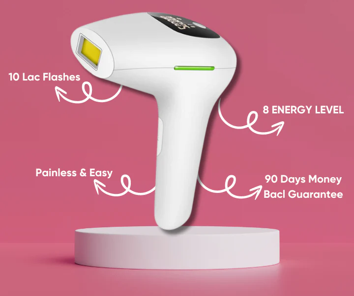 Babyverse SE5 IPL Hair Removal Device — Ice-Cool Technology | 990,000 Flashes | Salon-Grade Results at Home