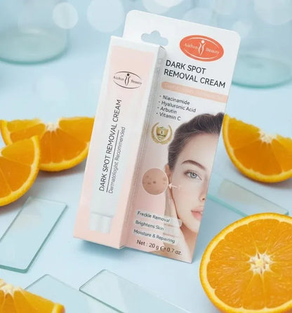 Dark spot removal cream tube and pack with Niacinamide & Vitamin C, 20 g