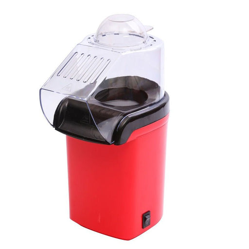 Hot air popcorn machine, home mini children's DIY electric popcorn machine, non stick inner pot, no need for oil and water, suitable for families, cafes, restaurants, and gatherings, red || UAEdealz