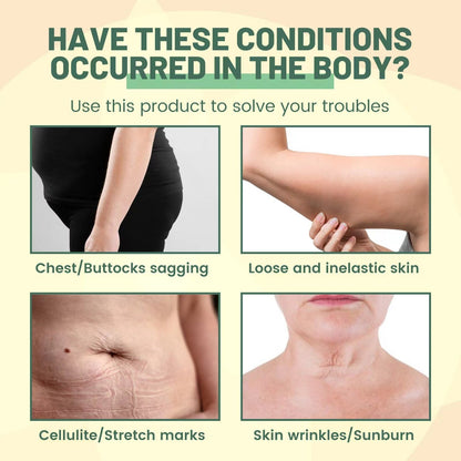 Body concerns guide for compact body oil: sagging, stretch marks, loose skin, wrinkles