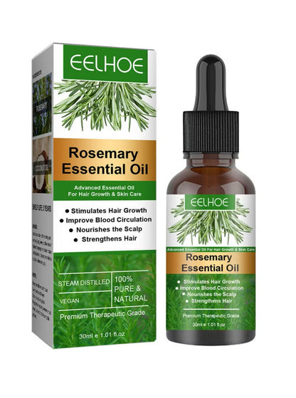EELHOE rosemary essential oil bottle with box for hair growth and scalp care
