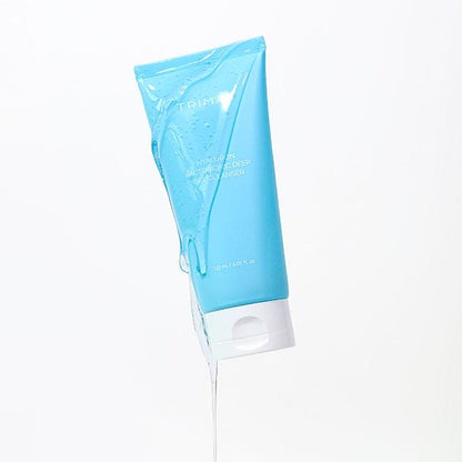 Aqua-blue Hyaluron gel cleanser tube
